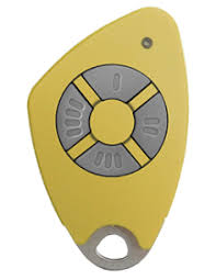 Télécommande INTRATONE intratone-tel4tx-jaune-09-0118